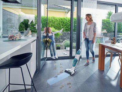 Leifheit Akku Saugwischer Regulus Aqua PowerVac, saugen und wischen, leichter Nasssauger mit leistun