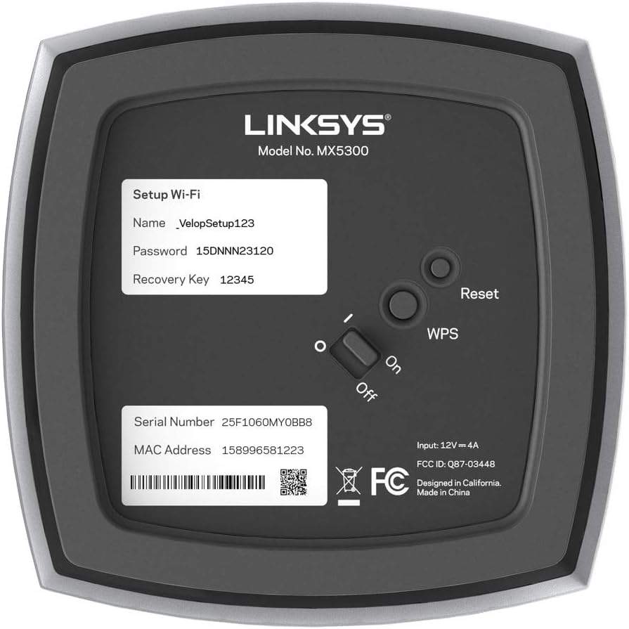 Linksys Velop MX10600 Tri-Band WLAN-Mesh-WiFi 6-System (AX5300) – WLAN-Router Repeater / Extender fü