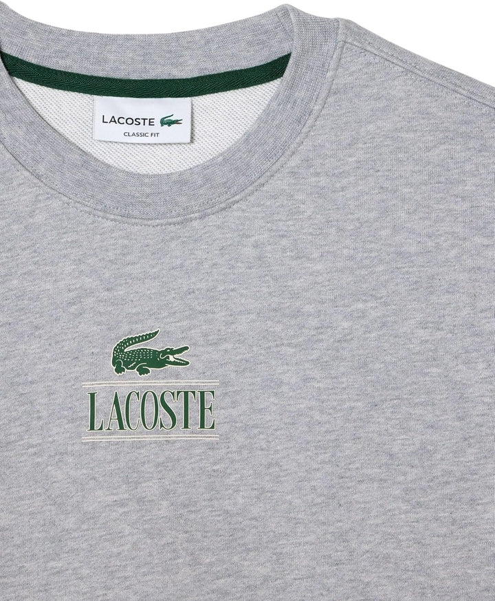 Lacoste Unisex Sweatshirt XXL Argent Chine, XXL Argent Chine