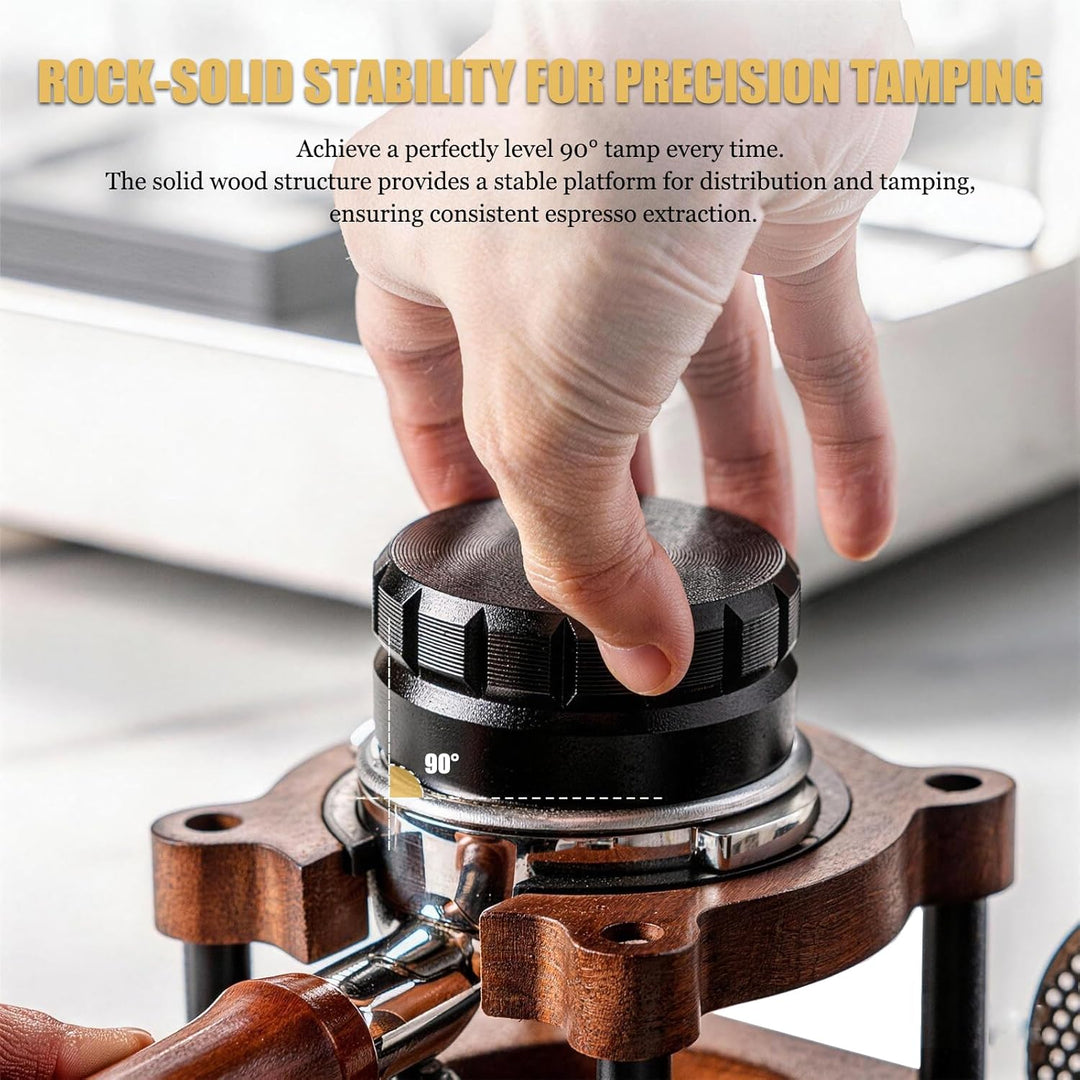 Espresso Tamperstation, Espresso Zubehör Organizer Multifunktionale Tamperstation für Barista Kaffee