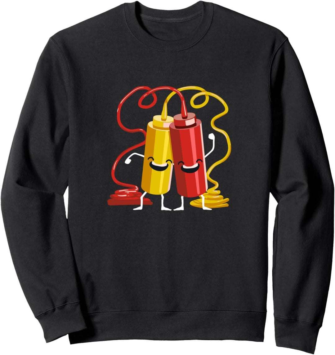 Ketchup & Senf Geschenk für einen Grill Chef Sweatshirt