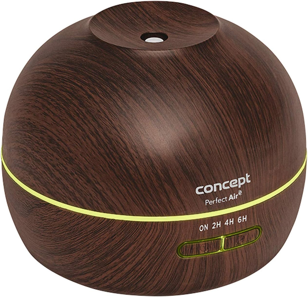 Concept Perfect Air Wood ZV1006 2 in 1 Luftbefeuchter mit Duftdiffusor 40 ml/h für Räume bis 20 m2 2