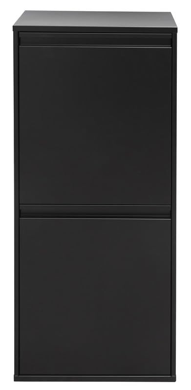 ARREGUI Basic CR406-B Mülltrennsystem aus Stahl | 3 Fächer Mülleimer für die Küche | 3 Fach Abfallei