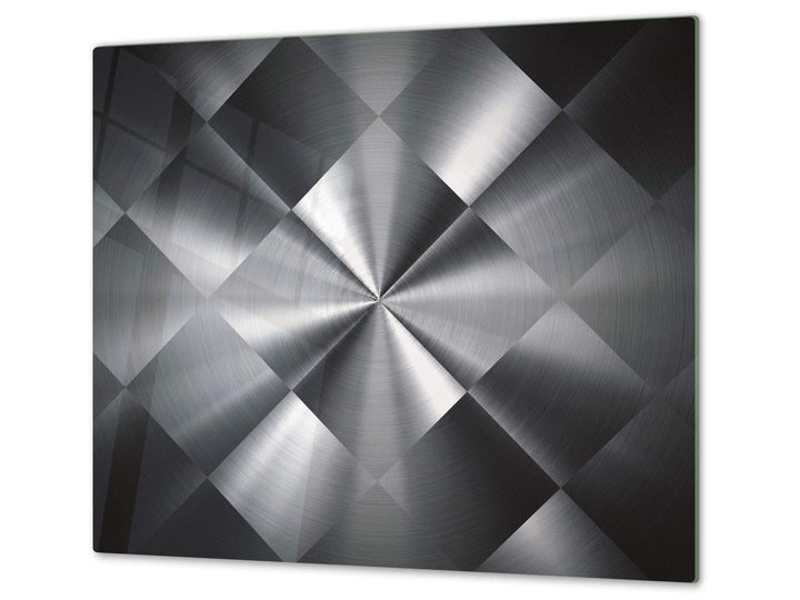 Schneidbrett aus Hartglas und schützende Arbeitsoberfläche – Schneideplatten SINGLE mit 60 x 52 cm u