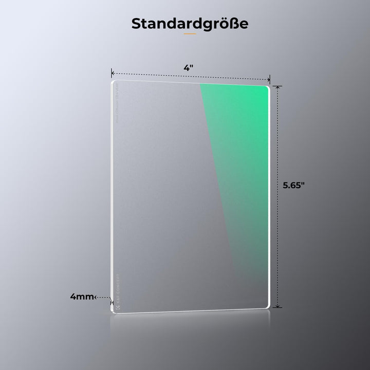 K&F Concept Nano-X Serie 4 x 5,65" Black-Mist 1/8 Filter,Dicke 4mm Rechteckfilter für Aussenaufnahme