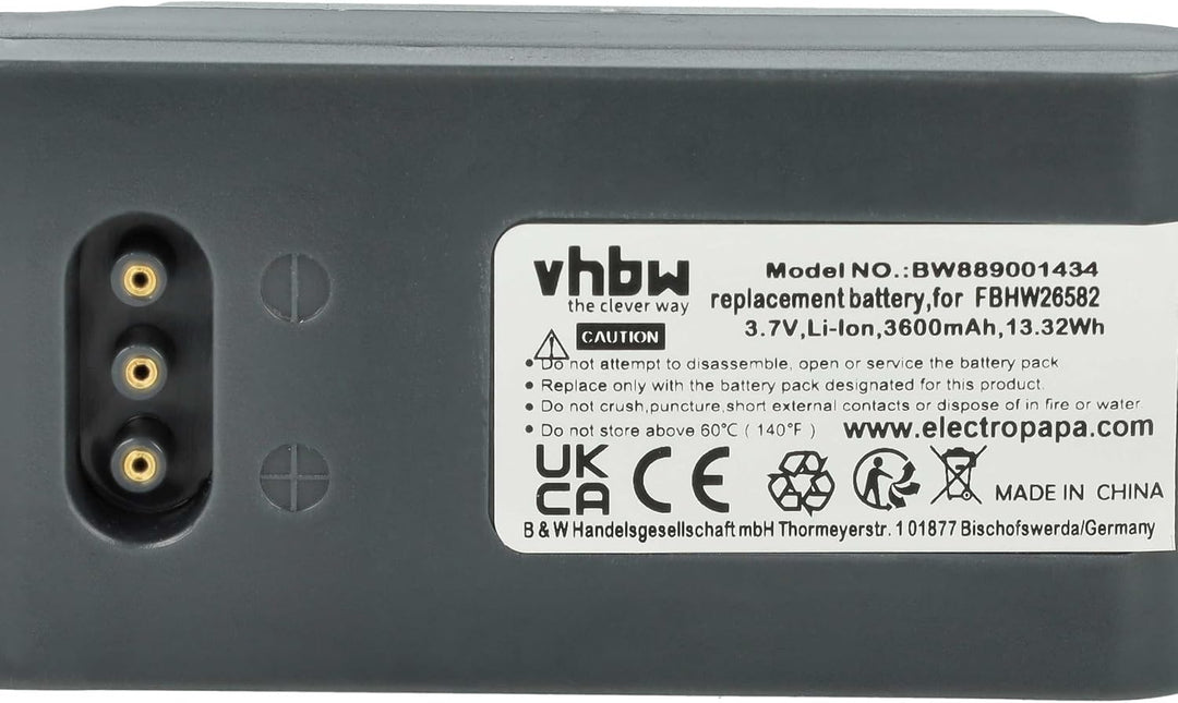 vhbw 2X Akku kompatibel mit Höft & Wessel SKEYE.Allegro, LS SKEYE.Integral Mobilcomputer PDA Scanner