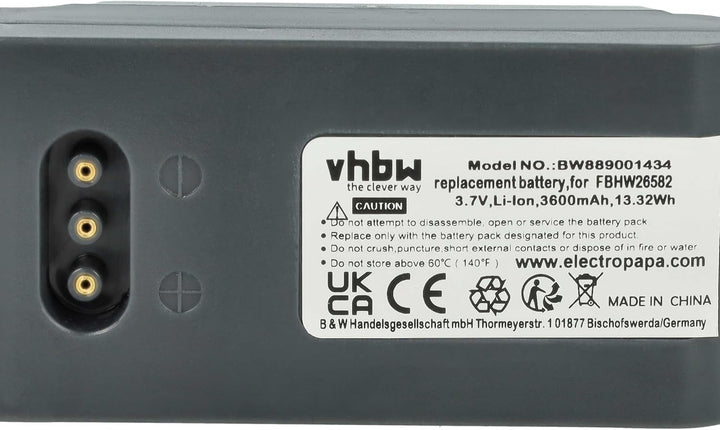 vhbw 2X Akku kompatibel mit Höft & Wessel SKEYE.Allegro, LS SKEYE.Integral Mobilcomputer PDA Scanner