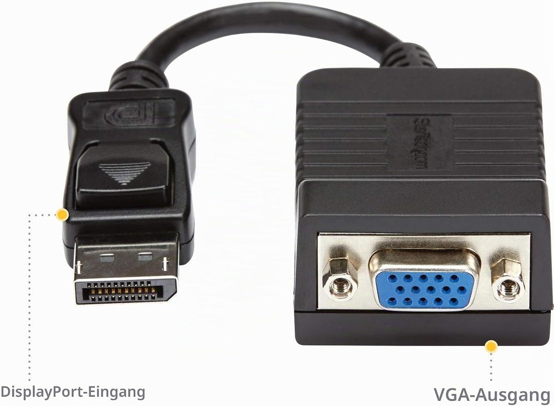 Startech.com DisplayPort-auf-VGA-Adapter – 1920 x 1200 – DisplayPort VGA konverter - DisplayPort-auf