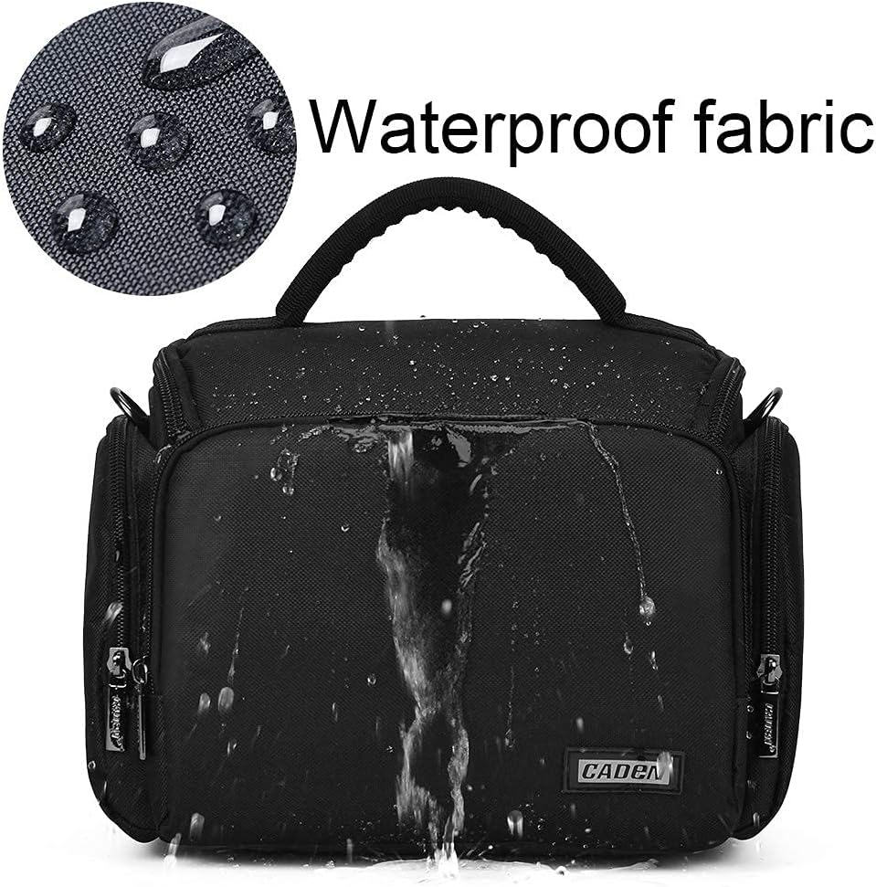 CADeN Kameratasche, Kamera-Umhängetasche Kompakte Kamera Tasche kompatibel für Canon Nikon Sony SLR/