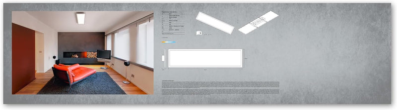 LEDVANCE LED Panel Planon Plus 36W 2800lm, 840 Kaltweiss, 120x30cm