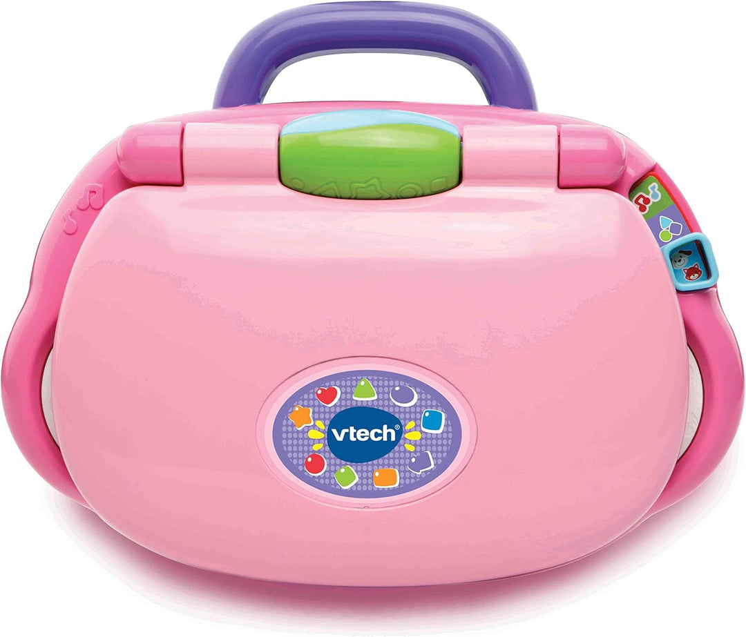 VTech Baby Mein 100-Wörter-Buch pink – Interaktives Bilderbuch zum Lernen erster Wörter mit 12 bilin
