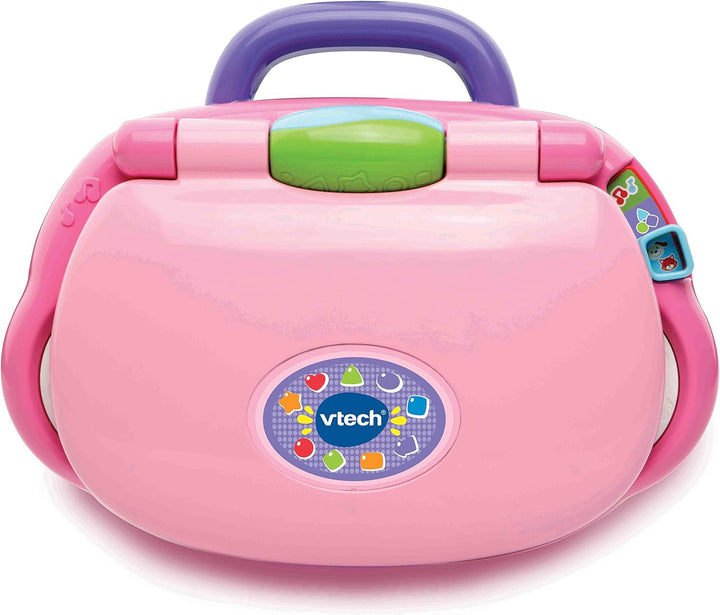 VTech Baby Mein 100-Wörter-Buch pink – Interaktives Bilderbuch zum Lernen erster Wörter mit 12 bilin