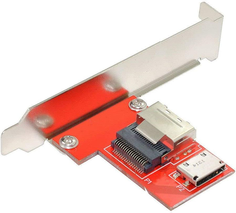 ChenYang CY Mini SAS SFF-8087 PCI-Express 4.0 auf Oculink SFF-8611 SFF-8612 PCBA-Buchsenadapter mit