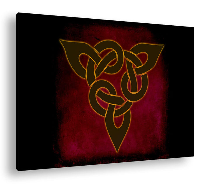 deyoli Keltisches Muster Format: 80x60 als Leinwandbild, Motiv fertig gerahmt auf Echtholzrahmen, Ho