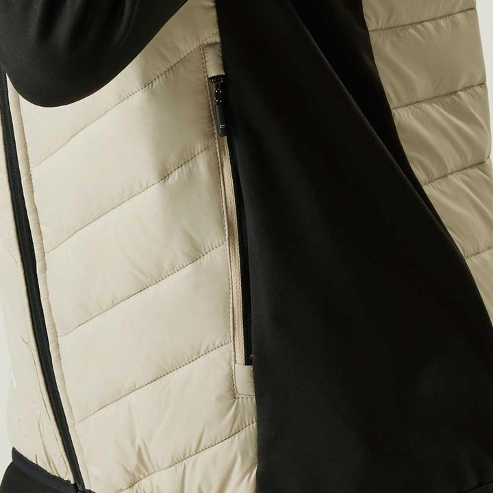Regatta Herren Softshelljacke mit Kapuze, gepolstert, 1 Stück XL Abbeystone / Schwarz, XL Abbeystone
