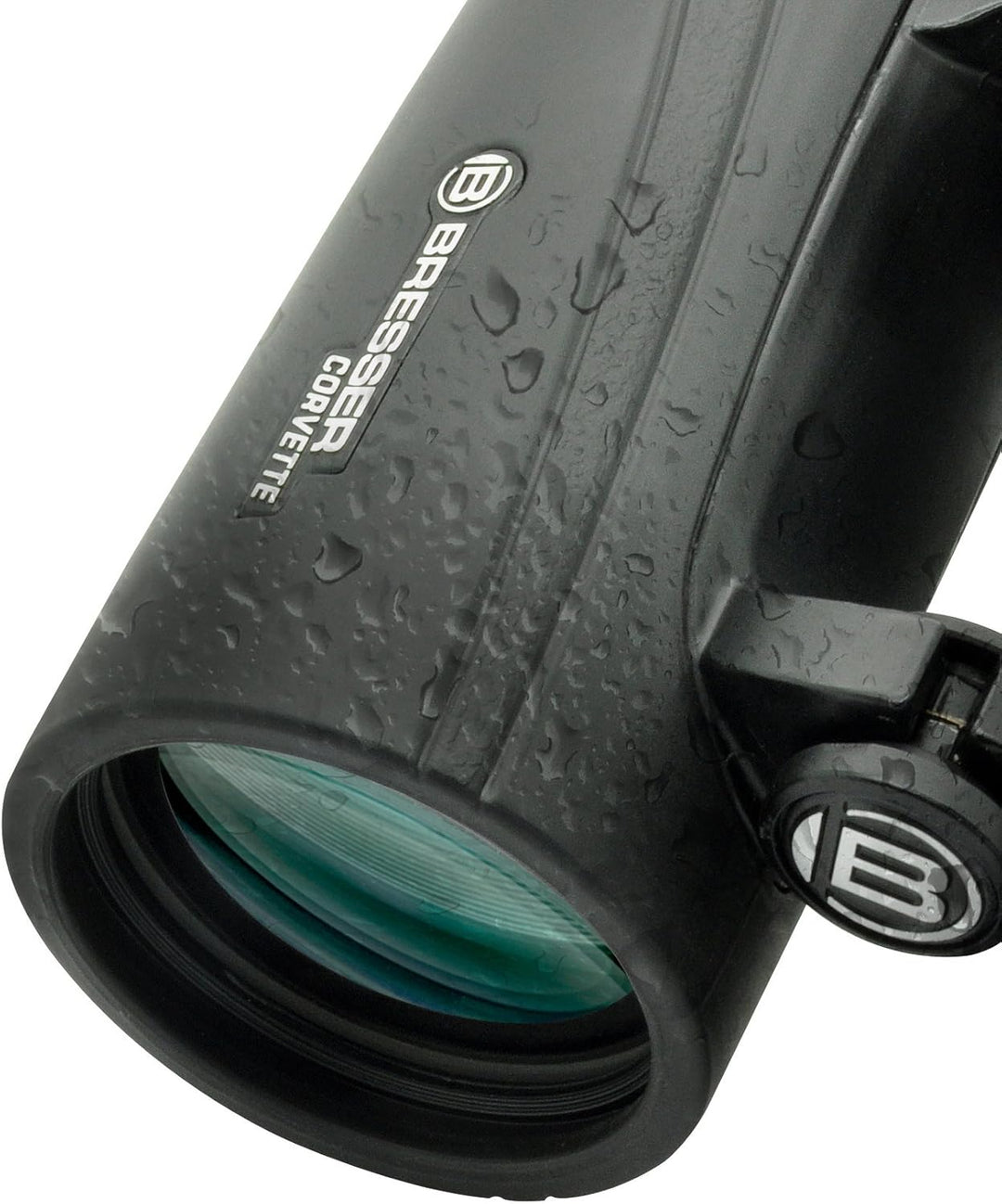 Bresser Fernglas Corvette 10x42 wasserdicht mit Nitrogenfüllung, BaK-4 Glas Prismen, LE-Okularen für