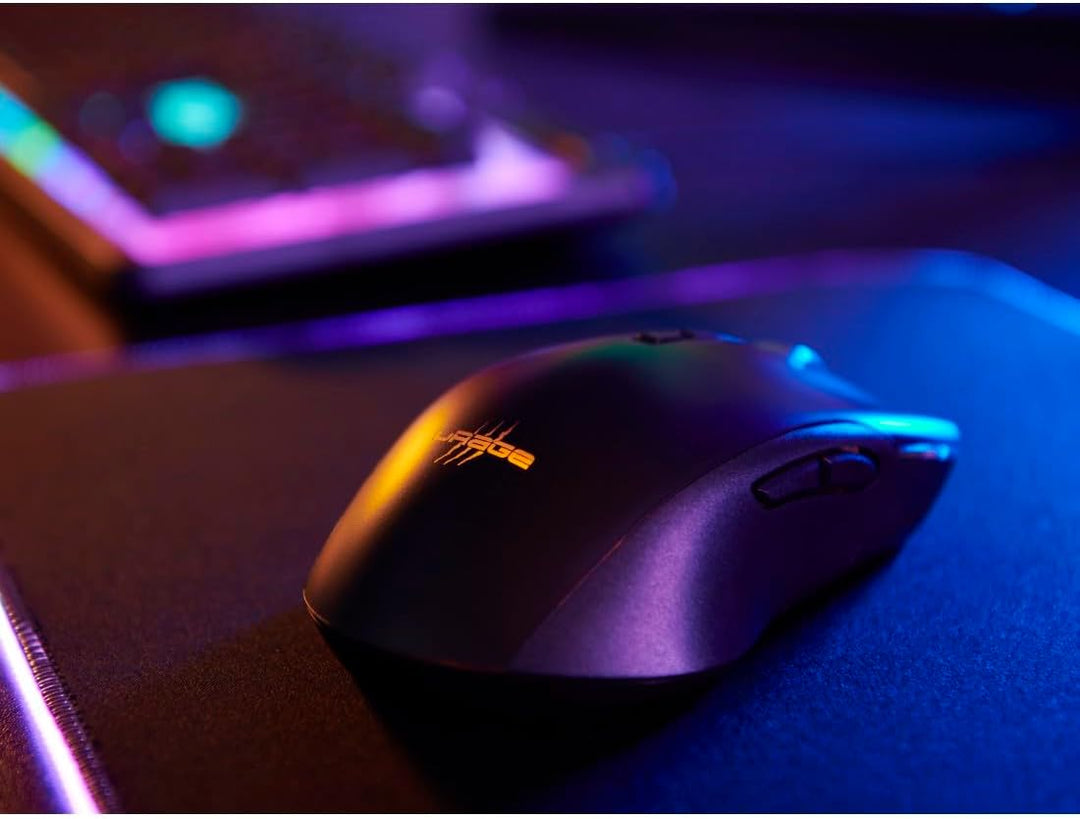uRage Gaming-Maus Reaper 510 Wireless, kabellose Maus mit 9 programmierbaren Tasten, bis zu 16.000 D