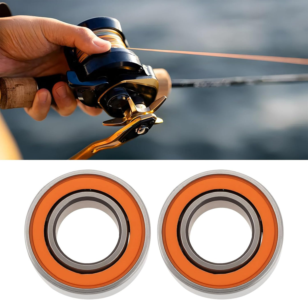 4 Stück 5 X 10 X 4 Mm Edelstahl-Hybrid-Keramik-Kugellager Geeignet für die Meisten Angelgeräte