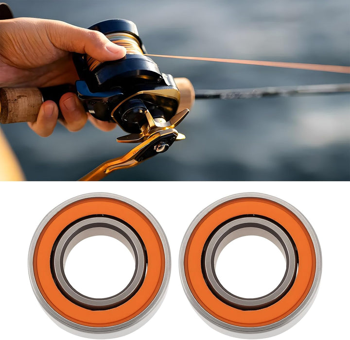 4 Stück 5 X 10 X 4 Mm Edelstahl-Hybrid-Keramik-Kugellager Geeignet für die Meisten Angelgeräte