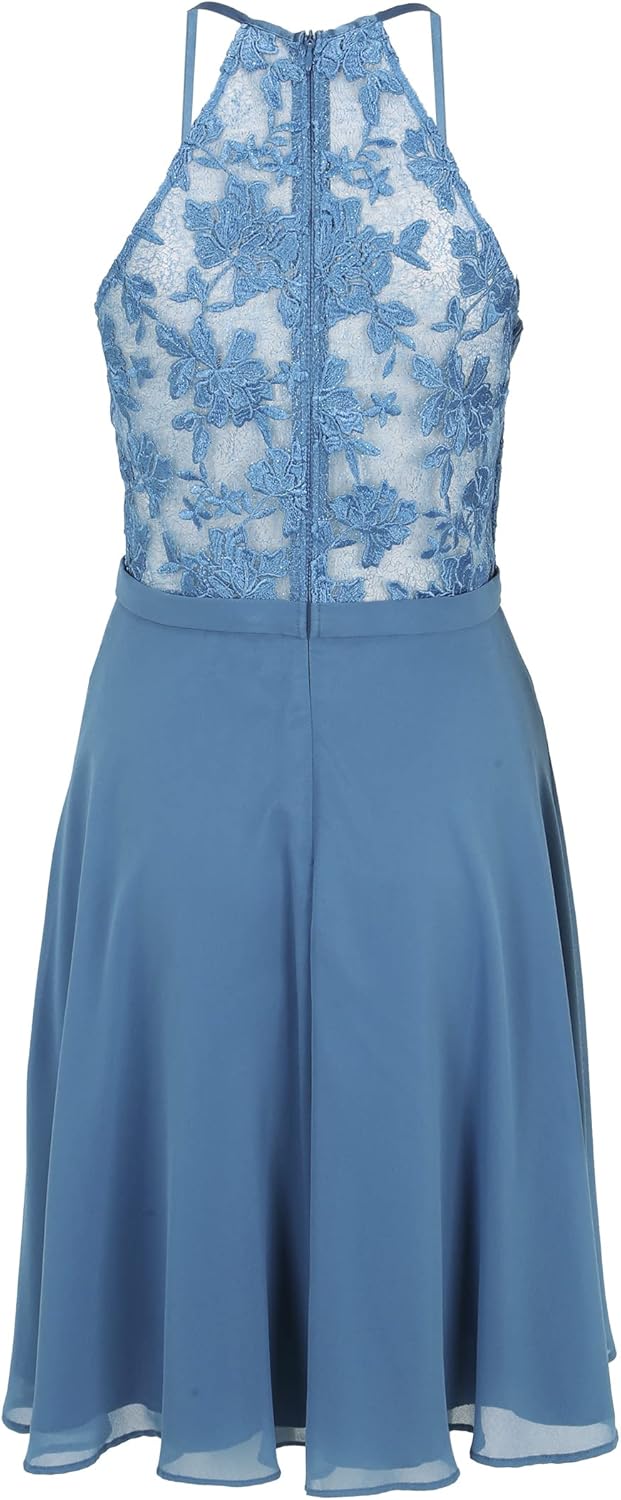 Vera Mont Damen Kleid 40 Used-blau., 40 Used-blau.