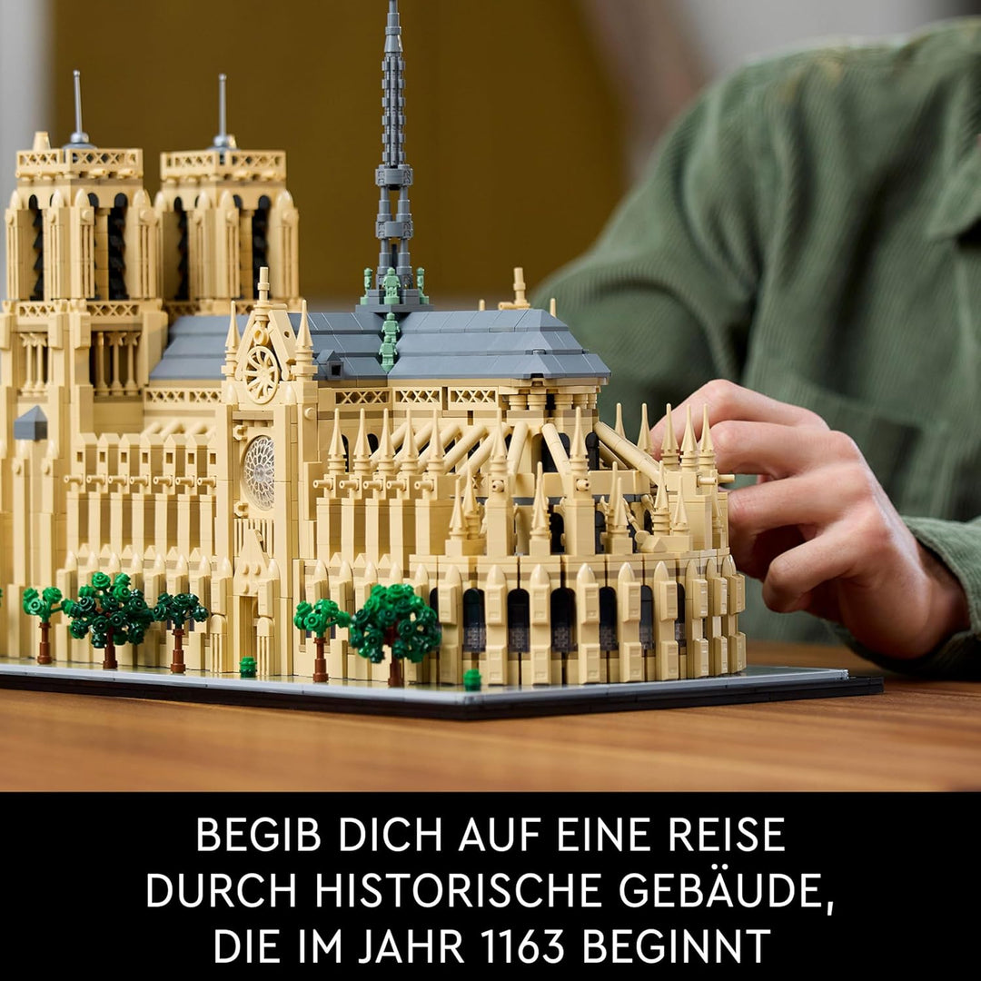LEGO Architecture Notre-Dame de Paris, Sammlerstück für Erwachsene, Souvenir aus Frankreich, Geschen
