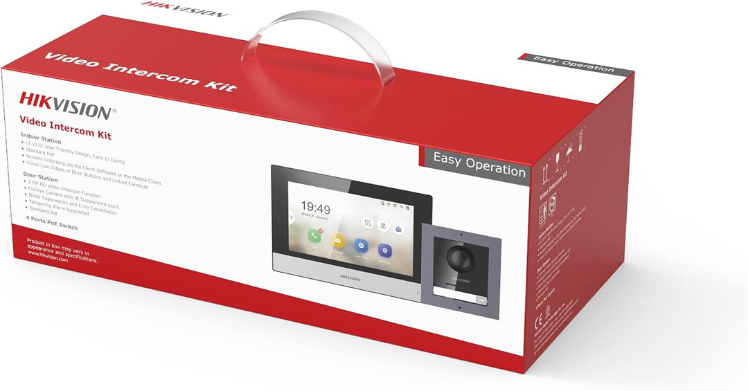 Hikvision Telefono del portello basato su IP/Campana Schermo TFT colorato da 7 pollici Risoluzione V