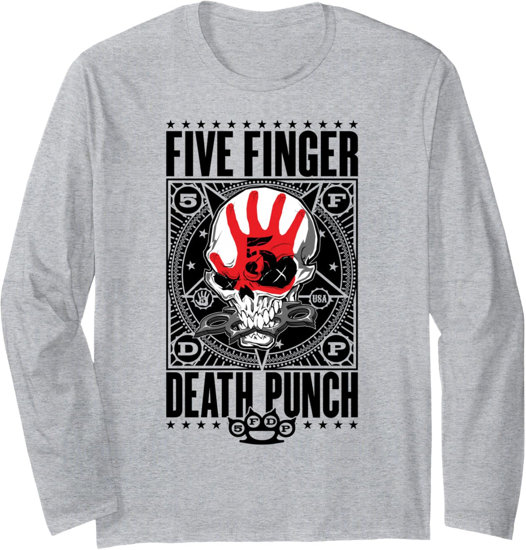 5FDP - Star Skull Langarmshirt