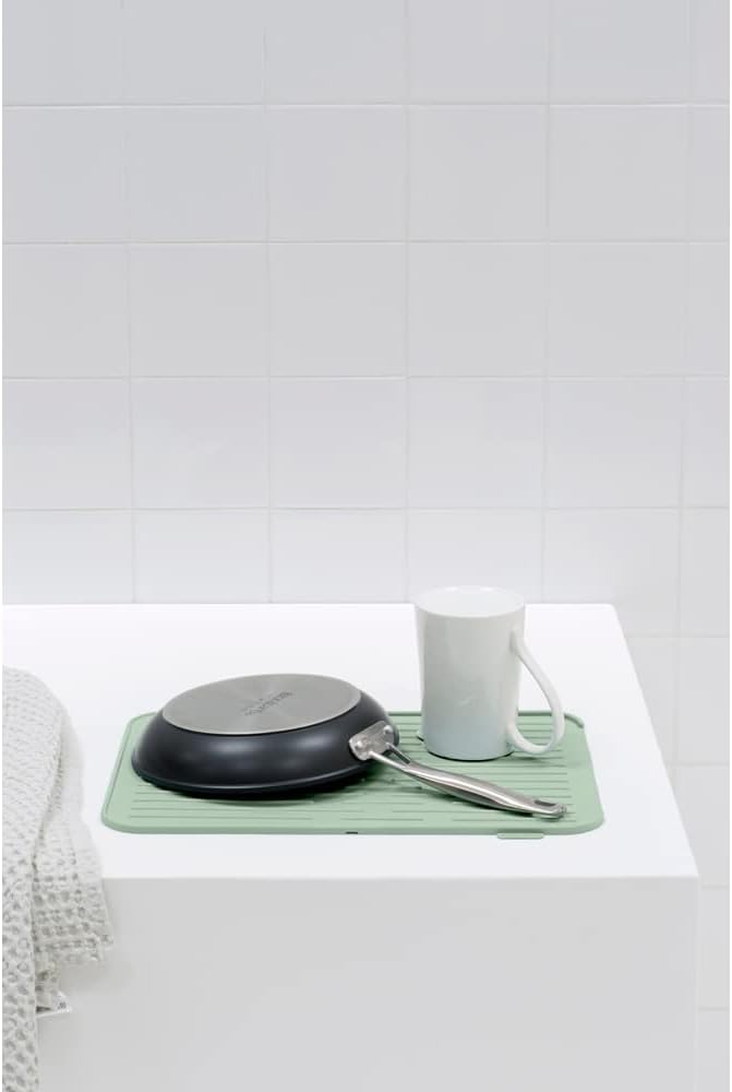 Brabantia - Sinkside Abtropfmatte Silikon - Küchenzubehör - Spülmaschinenfest - Faltbar - Pflegeleic