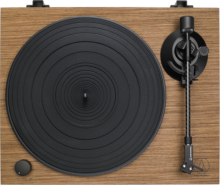 Audio-Technica LPW40WN Manueller Plattenspieler mit Riemenantrieb Walnuss