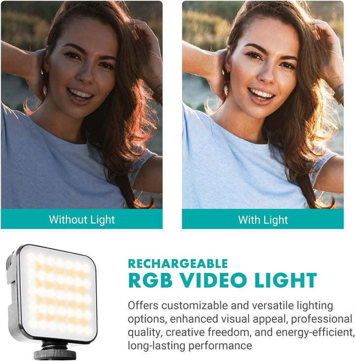 Movo iVlogger-PRO Vlogging-Kit mit Vollständigem Stativ für iPhone/Android – YouTube-Starter-Kit für