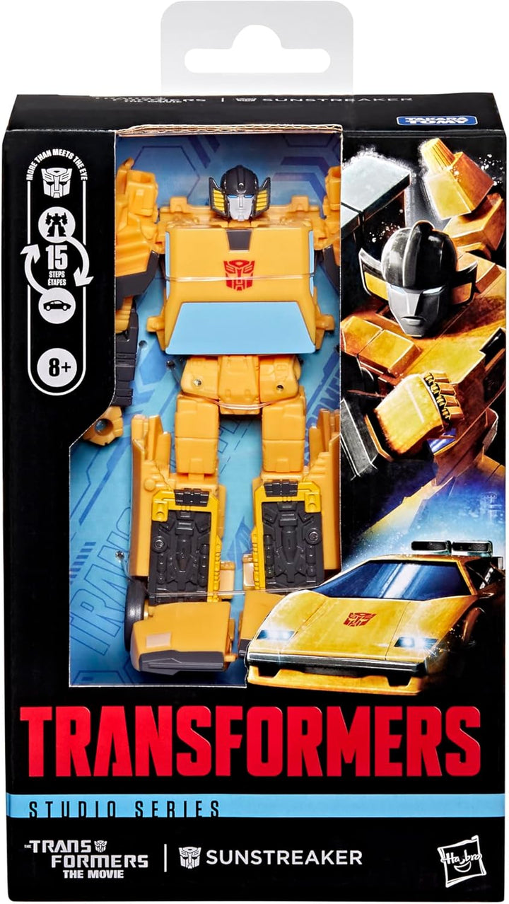 Transformers Studio Series Kampf um Cybertron Sunstreaker, verwandelbare Deluxe-Klasse Action-Figur