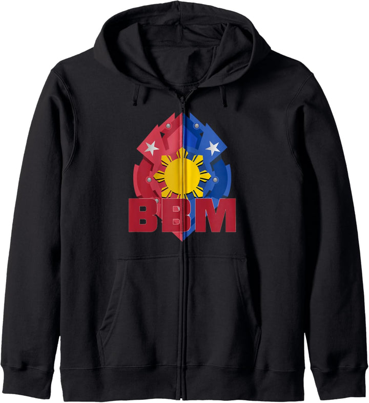 BBM Philippine Shield Flagge Filipino Pinoy 2022 Kapuzenjacke
