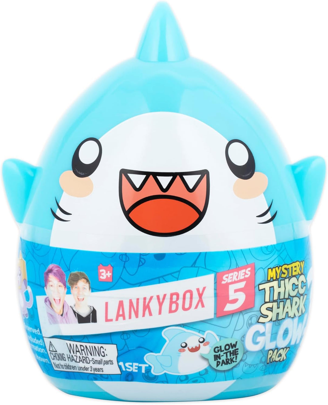 LankyBox Mystery Thicc Shark Glow Pack Mystery Thicc Shark Glow Pack mit 5 spannenden Spielzeugen zu
