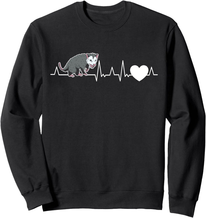 Opossum Herzschlag Sweatshirt