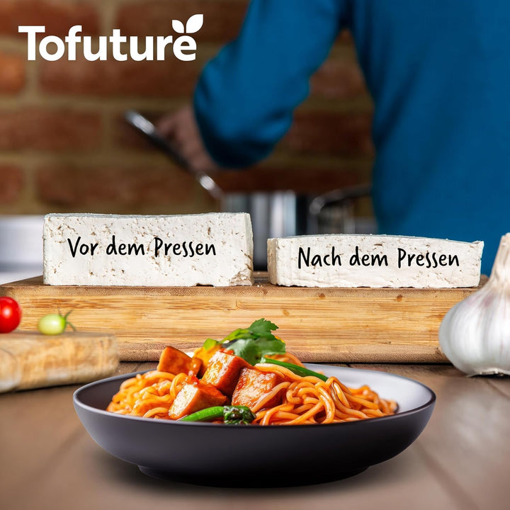 Tofu Press – Das Original, BPA-frei, spülmaschinenfest – Für festeren, schmackhafteren Tofu – Einfac