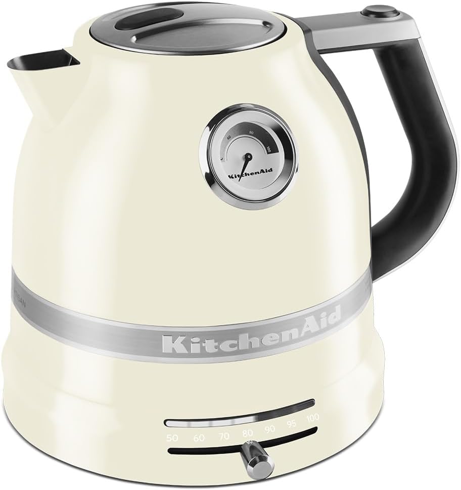 KitchenAid Wasserkocher mit Temperatureinstellung von 50 bis 100°C | Teekocher mit Kalkfilter 1,5L |