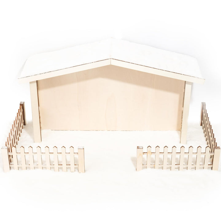 Wichtelhaus, Miniatur Wichtel Zubehör für Wichteltür und Weihnachten inkl. detailliertem Wohnhaus zu