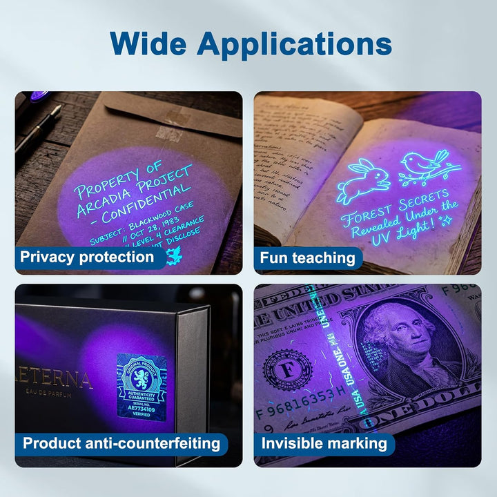 Fluorescence Invisible Tinte mit Epson EcoTank Tintenstrahldrucker