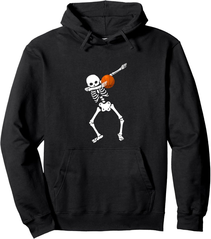 Dabbing Skelett Basketball Geschenk Basketballer Männer Pullover Hoodie