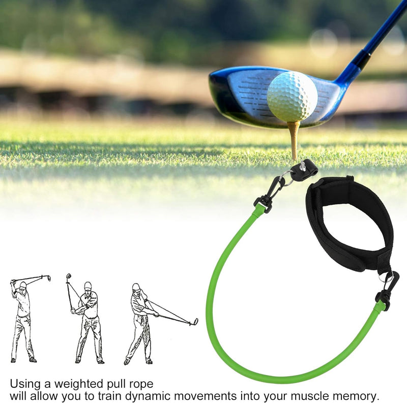 CHICIRIS Golf Swing Trainingshilfe, Golf Swing Release Trainer, Gummi Golf Swing Seil, Kraft Stretch