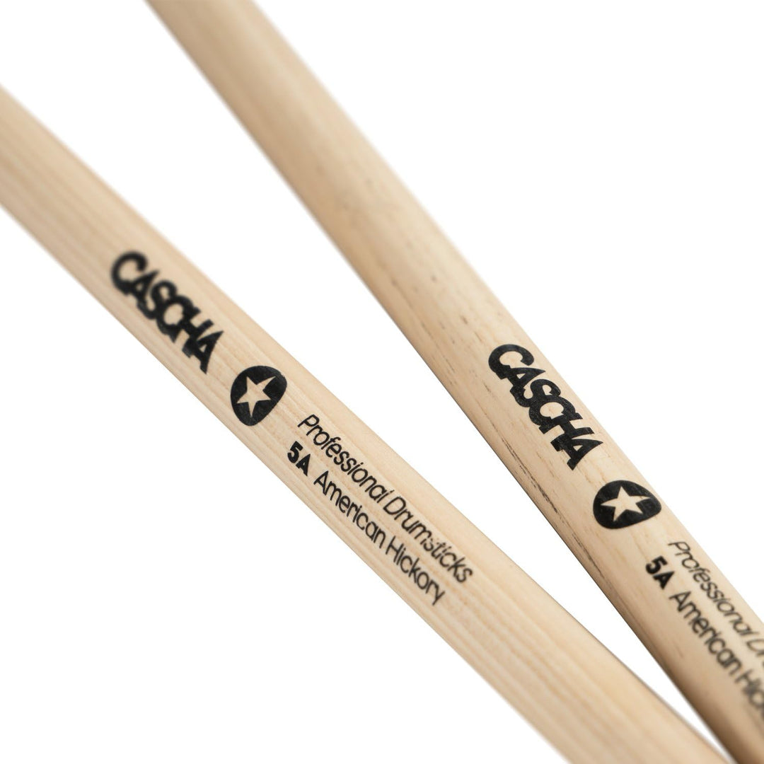 Drumsticks Pack 5A American Hickory, 12 Pair 12 Paar (24 Sticks), 12 Paar (24 Sticks)