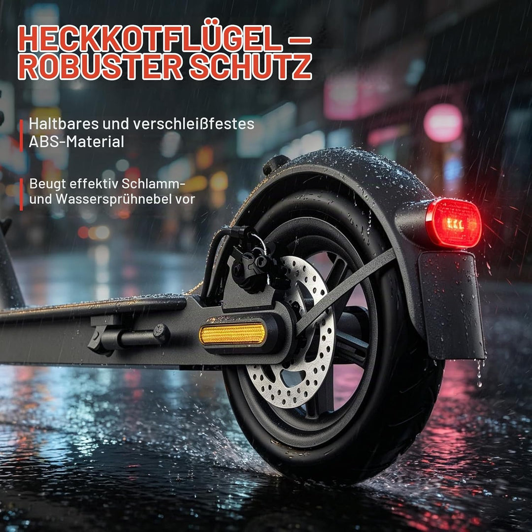 efuturetime E-Scooter Schutzblech Hinten Kompatibel mit Xiaomi M365/1S/Pro