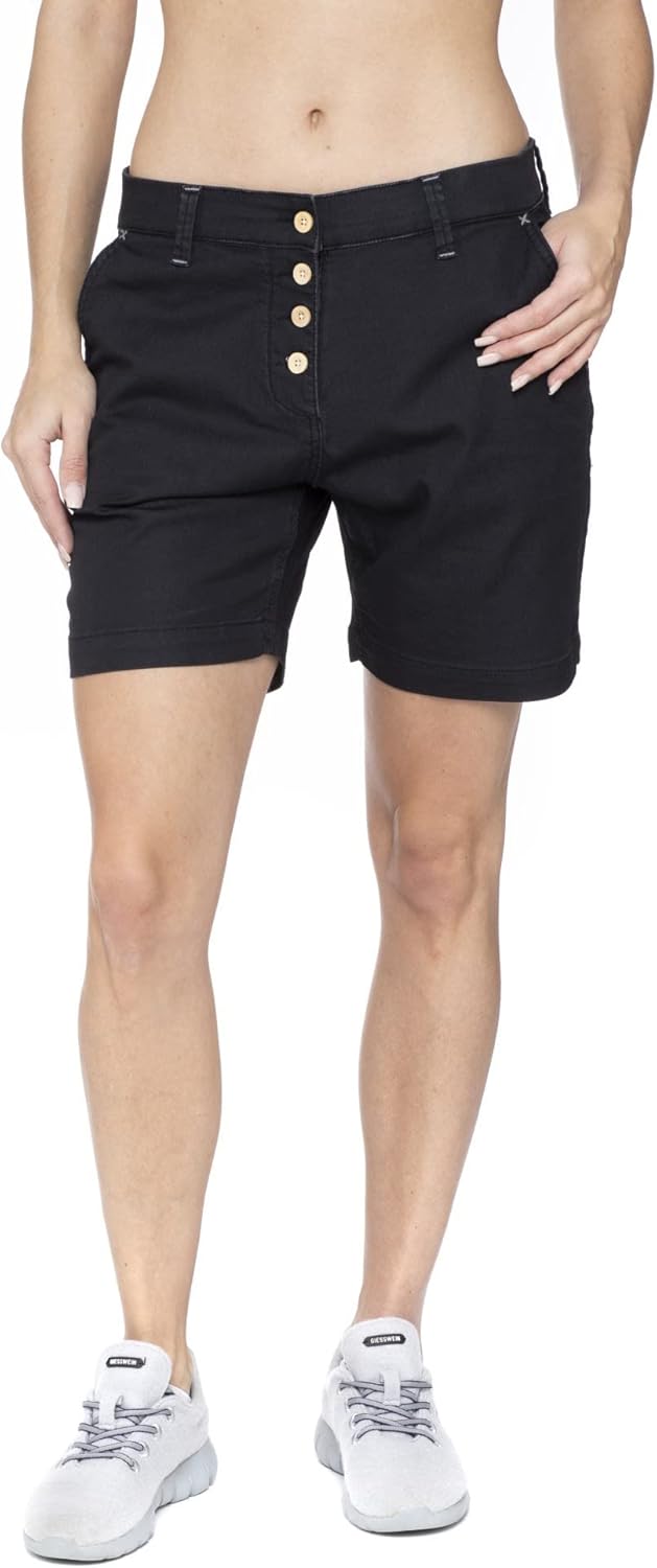 Chillaz Almspitz Shorty Women 36 Denim Black, 36 Denim Black
