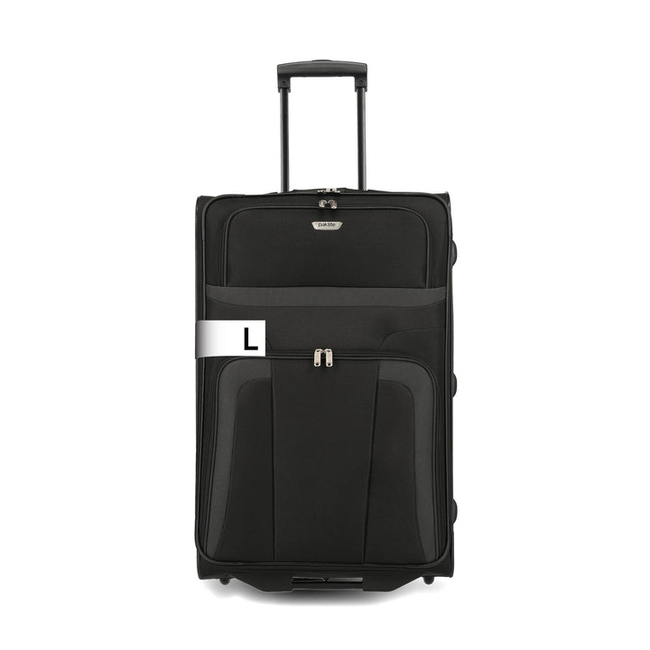 Travelite paklite 2-Rad Koffer Grösse L, Gepäck Serie ORLANDO: Klassischer Weichgepäck Trolley im ze