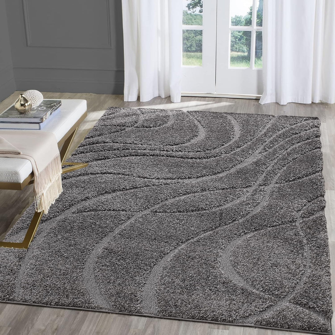 SANAT Wohnzimmer Teppich - Luxus Shaggy Nicht-schuppend Teppich, Wohnzimmer Schlafzimmer Esszimmer E