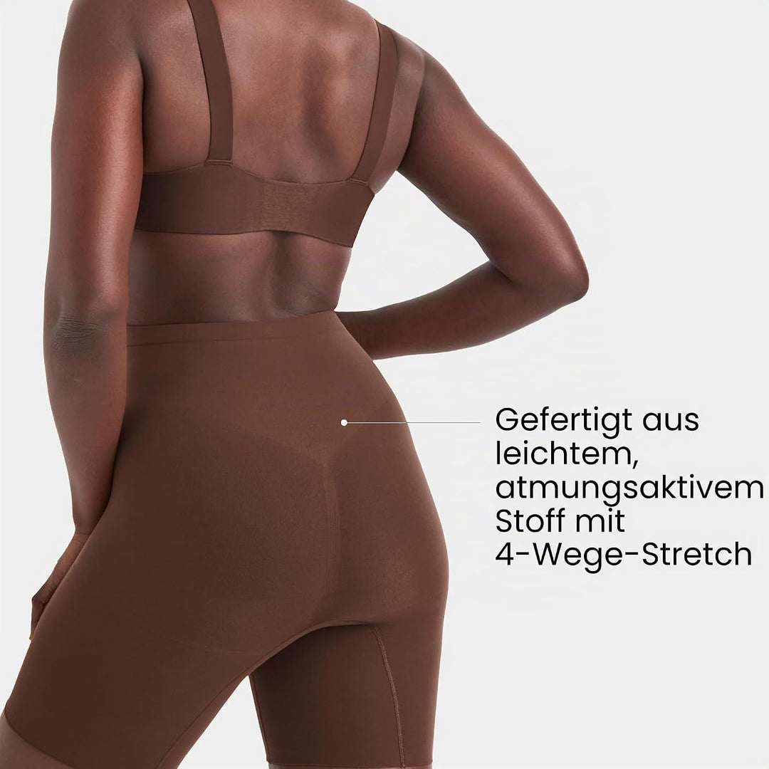Spanx Damen Power Short Waist Shapewear 3X Waist Shapewear Chestnut Brown, 3X Waist Shapewear Chestn