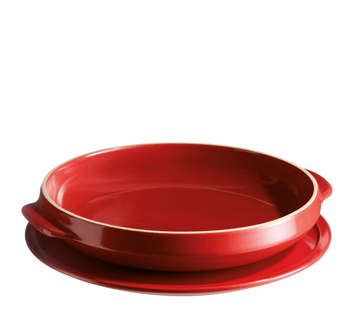Tarte Tatin set E-box Ø290mm Emile Henry 9599-34 Grand Cru Red, Red