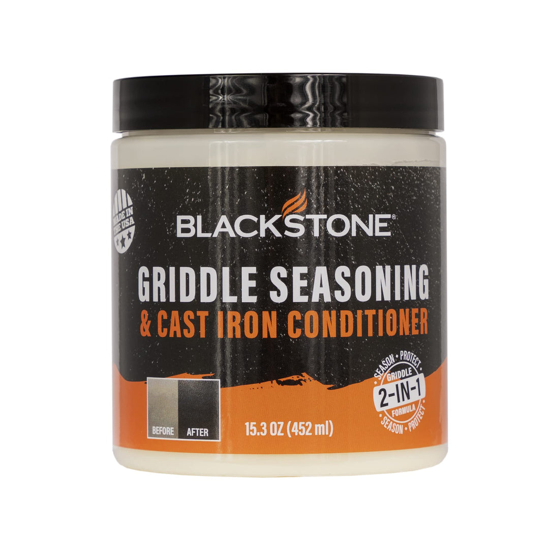 Blackstone 4146 Grillplatte Gewürz- und Gusseisen-Spülung, weiss