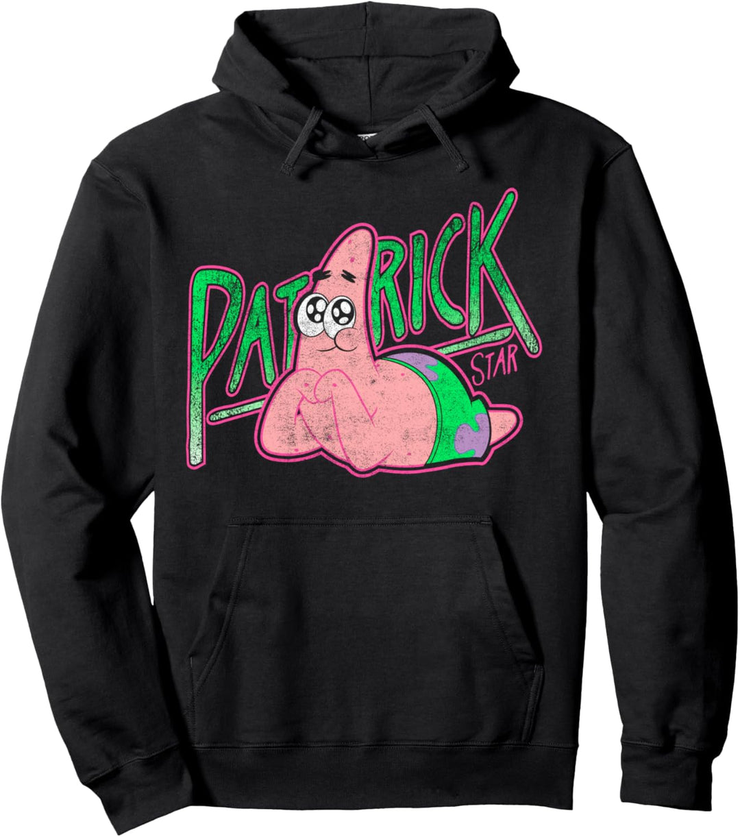 SpongeBob Schwammkopf Patrick Star Klassisches Süsses Lächeln Pullover Hoodie
