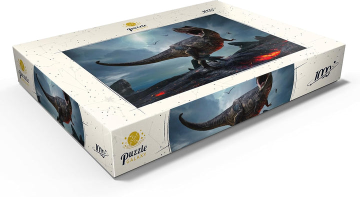 Tyrannosaurus Rex, in Einer Rauen prähistorischen Welt - Premium 1000 Teile Puzzle - MyPuzzle Sonder